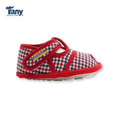 Giày tập đi caro 01 | màu đỏ