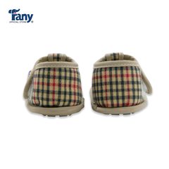 Giày tập đi caro 01 | màu nâu nhạt