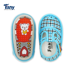 Giày tập đi caro 01 | xanh biển