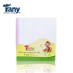 khăn gạc vuông cao cấp 4 lớp