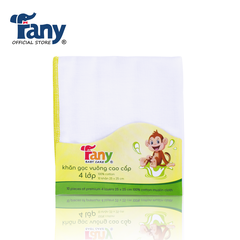 khăn gạc vuông cao cấp 4 lớp