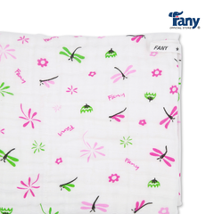 Khăn gạc tắm in cao cấp 4 lớp