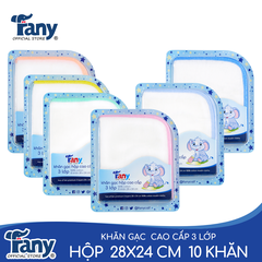 khăn gạc hộp cao cấp 3 lớp