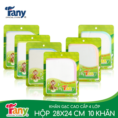 khăn gạc hộp cao cấp 4 lớp