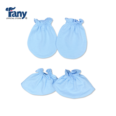 bao tay bao chân màu sơ sinh bé gái ( set 5 bộ )