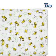 Khăn gạc tắm in cao cấp 4 lớp