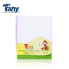 khăn gạc chữ nhật cao cấp 4 lớp