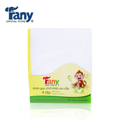 khăn gạc chữ nhật cao cấp 4 lớp