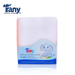 khăn gạc chữ nhật cao cấp 3 lớp