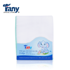 khăn gạc chữ nhật cao cấp 3 lớp