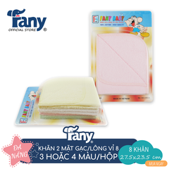 khăn 2 mặt vỉ 8