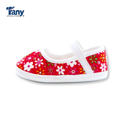 Giày tập đi búp bê | hoa nhí - đỏ