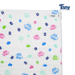 Khăn gạc tắm in cao cấp 4 lớp