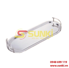 Khay thực phẩm tay nắm bạc 122415