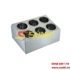 Hộp đựng dao dĩa 6 ngăn vuông 171705