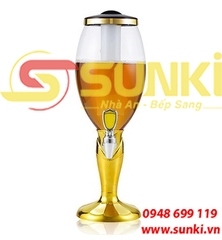 Cây bia nhựa mạ vàng 3L