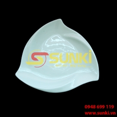 Đĩa sứ tim trơn xoắn 10