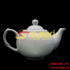 Ấm bầu sứ số 1 Long Phương