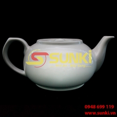 Ấm dẹt sứ số 2 Long Phương
