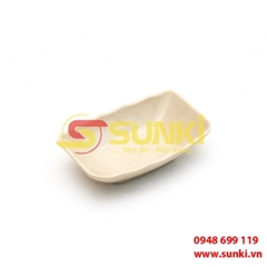 Đĩa chấm chữ nhật 3015 nâu