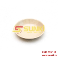 Đĩa muối tròn A101 Nâu