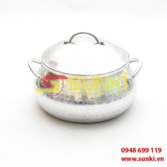 Lẩu cua nhôm tròn phi 20