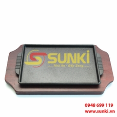 Bảng gang chữ nhật KT 25x15 cm