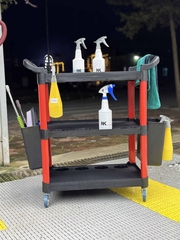 Xe Đẩy 3 Tầng Nhỏ Gọn | Có Giỏ Chứa Đồ