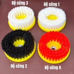 Bàn Chải Tròn Gắn Máy Đánh Bóng M10 - M14 , Gắn Máy Khoan