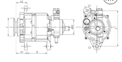 Máy phát điện ISUZU 1.4T (12V - 50A)