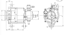 Máy phát điện ISUZU 2.5T (24V - 30A)