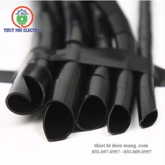 Ống gen xoắn phi 12 màu đen KS-PHI12-Đ