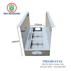 Đế Sắt 3 Lỗ Vuông Âm Bàn: TNE2-ĐS-3-V-L2 (loại cao)