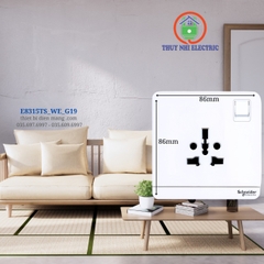 E83426TS_WE_G19 Ổ Cắm Đa Năng Schneider AvatarOn