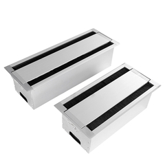 Hộp điện nhôm âm bàn đóng mở 2 chiều TNE101A 300x145/400x145