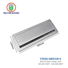 Nắp Hộp Điện Nhôm Màu Xám 120x300