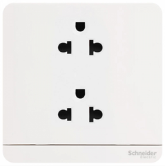 Ổ cắm đôi 3 chấu avatar On E83426UES2_WE_G19 Shneider