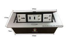 Ổ điện âm bàn sinoamigo STS-201S-JF