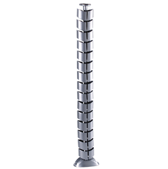 Ống luồn chân bàn dạng khớp Oval màu xám TNE1-XKL-OVAL-X