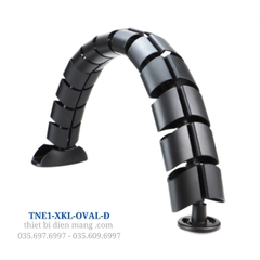 Ống Luồn Dạng Xương Khớp OVAL Màu Đen