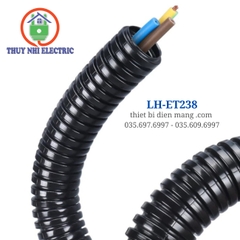 Ống Ruột Gà 16/20 Màu Đen Hòa Thịnh (LIHAN)
