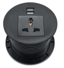 Ổ cắm âm bàn Sinoamigo STS-R90B-2 (Màu Đen)