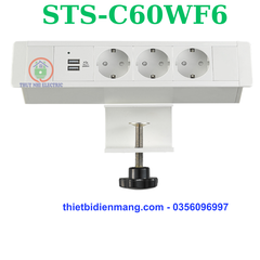 Ổ cắm điện trên mặt bàn Sinoamigo STS-C60WF6
