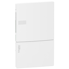Tủ điện âm tường 6 đường Schneider MIP22106 (Cửa trắng)