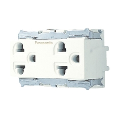 Ổ cắm đôi 3 chấu Panasonic Full Color WNG159237W
