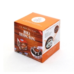 CÀ PHÊ TÚI LỌC MOKA THƯỢNG HẠNG (Hộp 120g, 10gói x 12g)