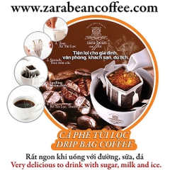 CÀ PHÊ TÚI LỌC MOKA THƯỢNG HẠNG (Hộp 120g, 10gói x 12g)