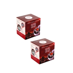 COMBO 2 HỘP CÀ PHÊ TÚI LỌC ARABICA CẦU ĐẤT (HỘP 120G, 10gói x 12g)