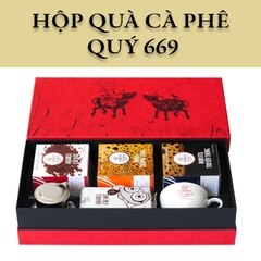 HỘP QUÀ TẶNG CAFE QUÝ 669