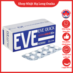 VIÊN UỐNG GIẢM ĐAU HẠ SỐT EVE QUICK HỘP 60 VIÊN - 4987300052730